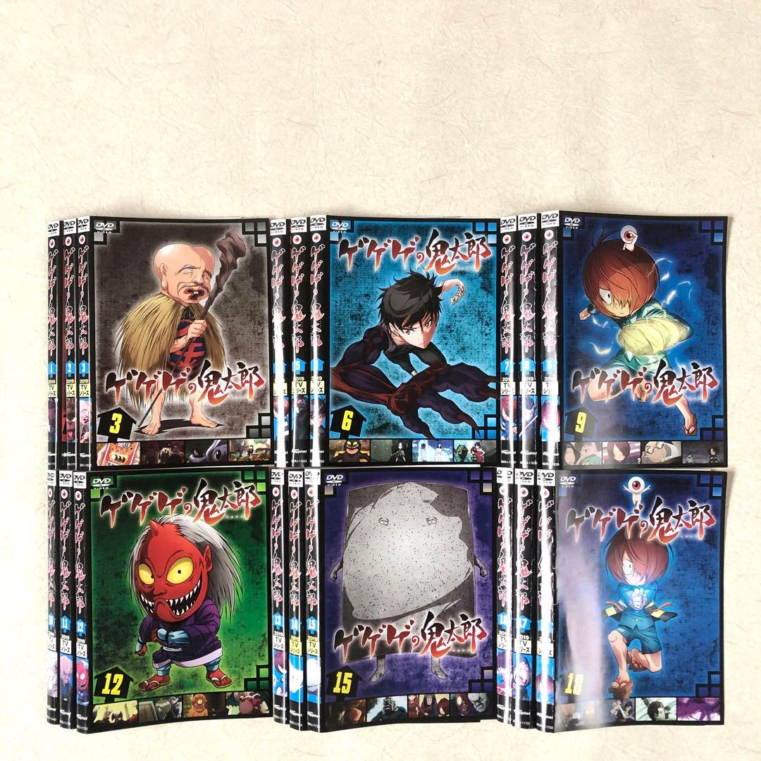 ゲゲゲの鬼太郎 2019TVシリーズ DVD 全18巻　レンタル落ち　全巻