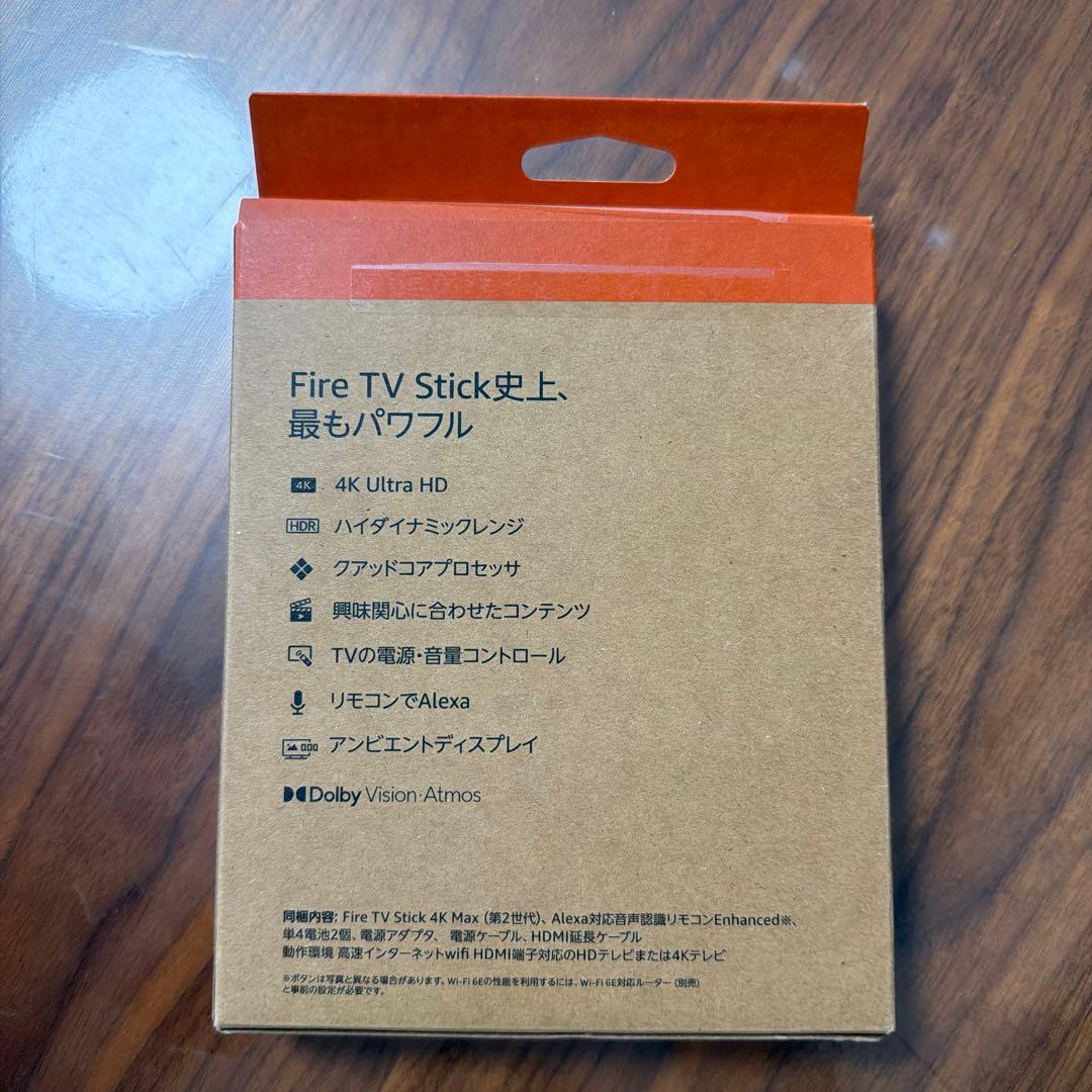 Amazon Fire TV Stick 4K Max(マックス)