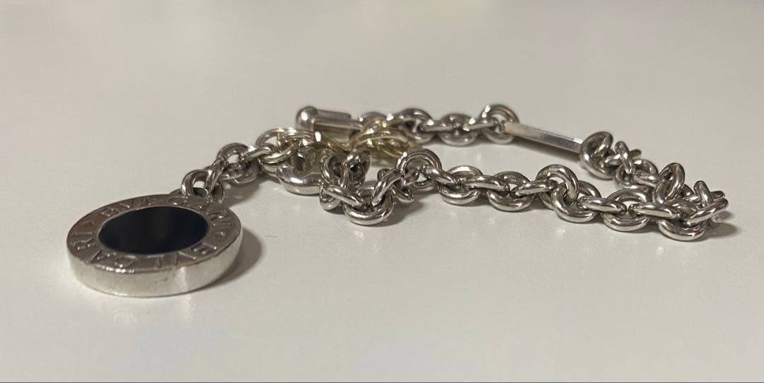 ブルガリ オニキス B-zero1 ビーゼロワン チャーム キーホルダー SV