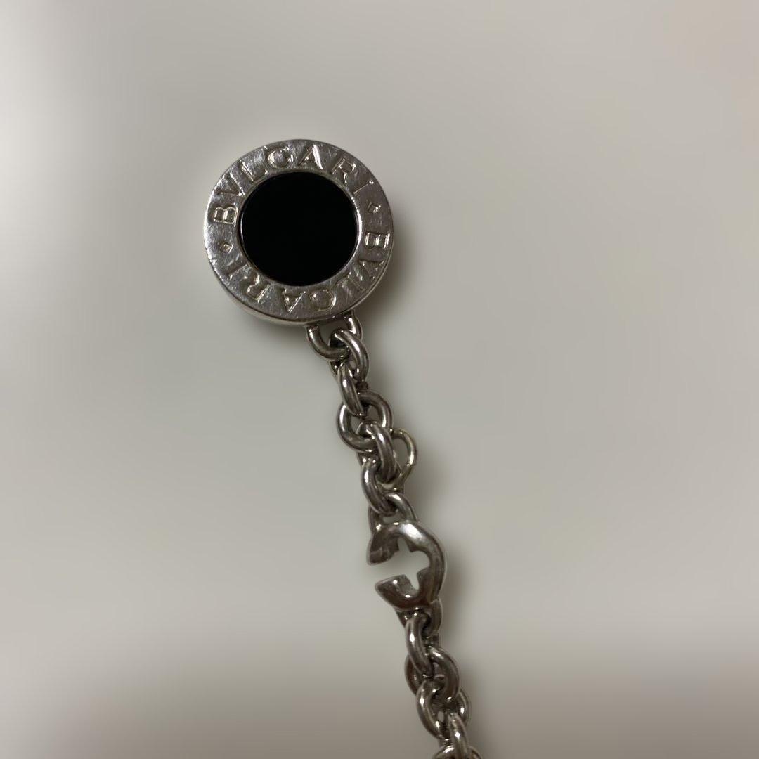 ブルガリ オニキス B-zero1 ビーゼロワン チャーム キーホルダー SV