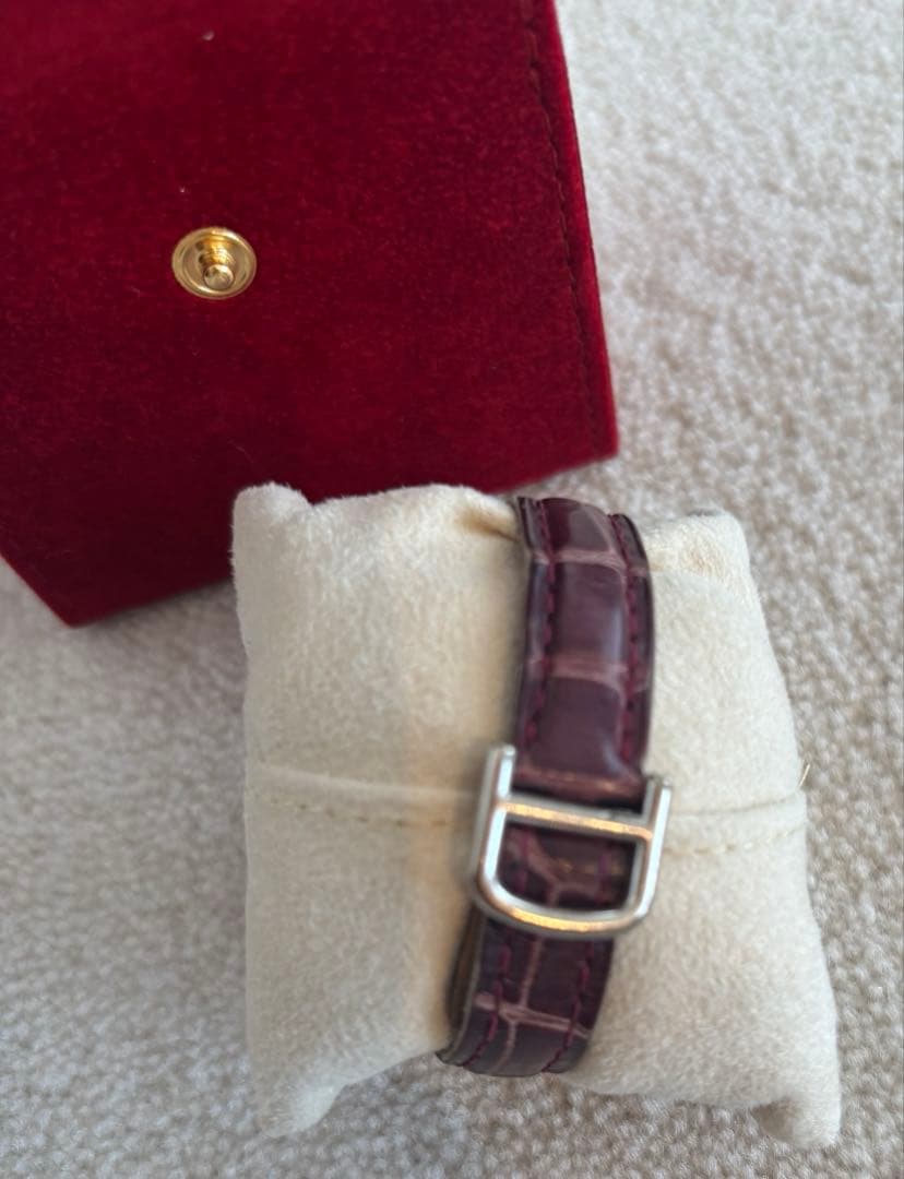 CartierカルティエタンクアメリカンSM WG腕時計 シルバー