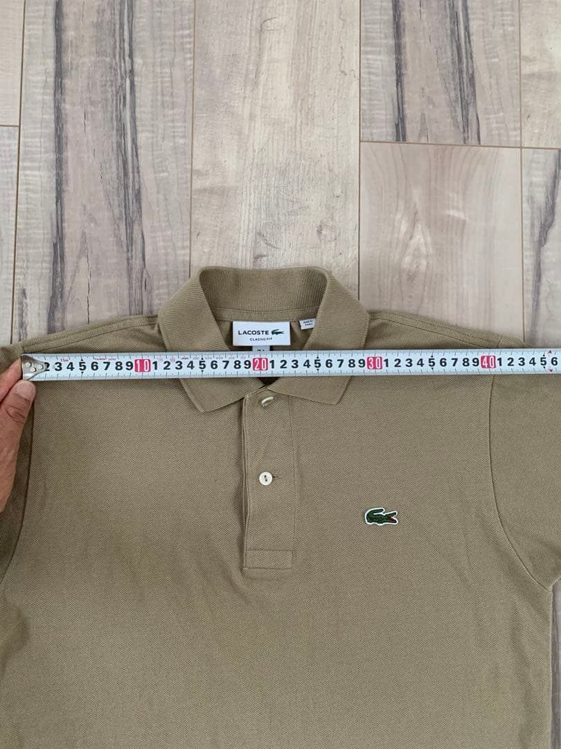 【美品】ラコステ　L1212 size3 サンド