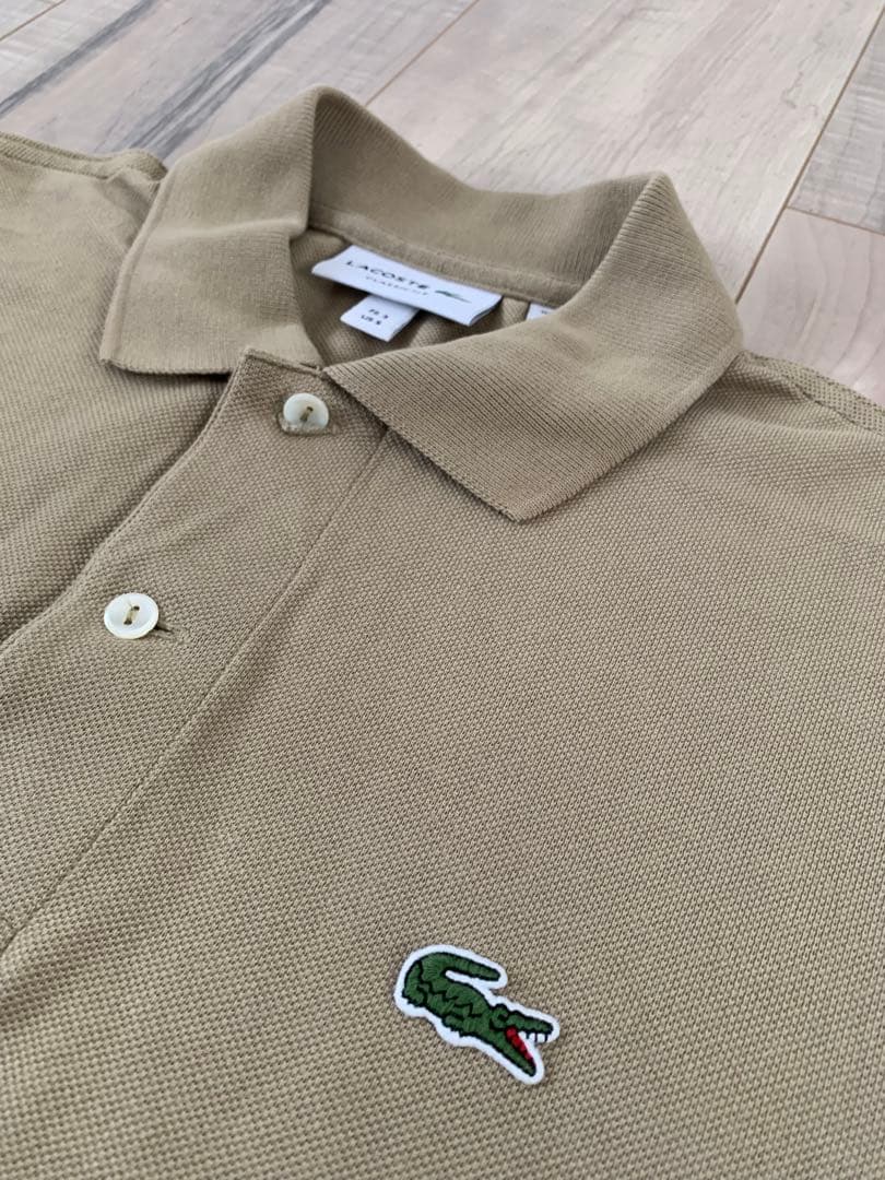 【美品】ラコステ　L1212 size3 サンド