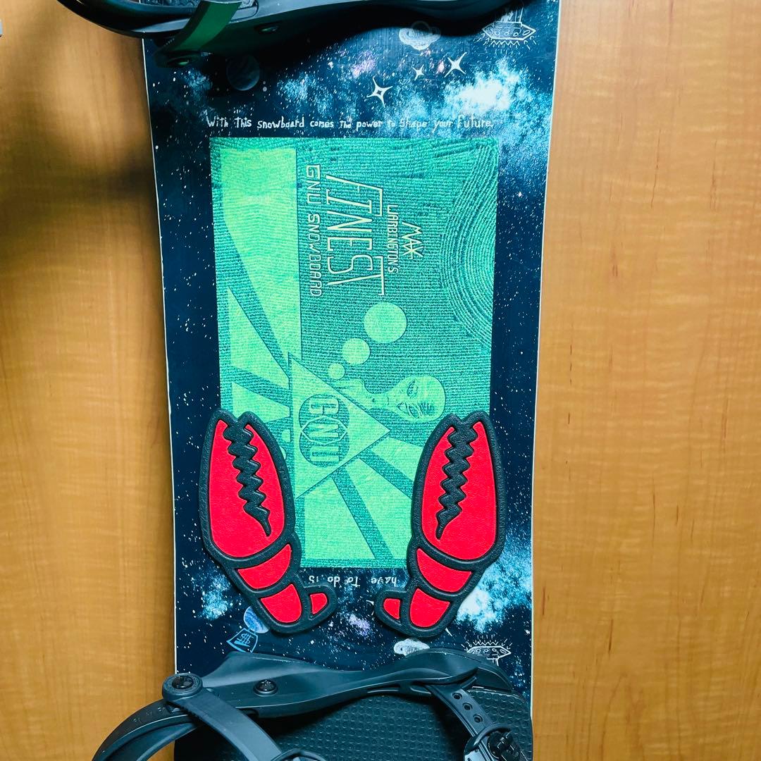 GNU FINEST 151cm スノーボード UNION TRILOGY