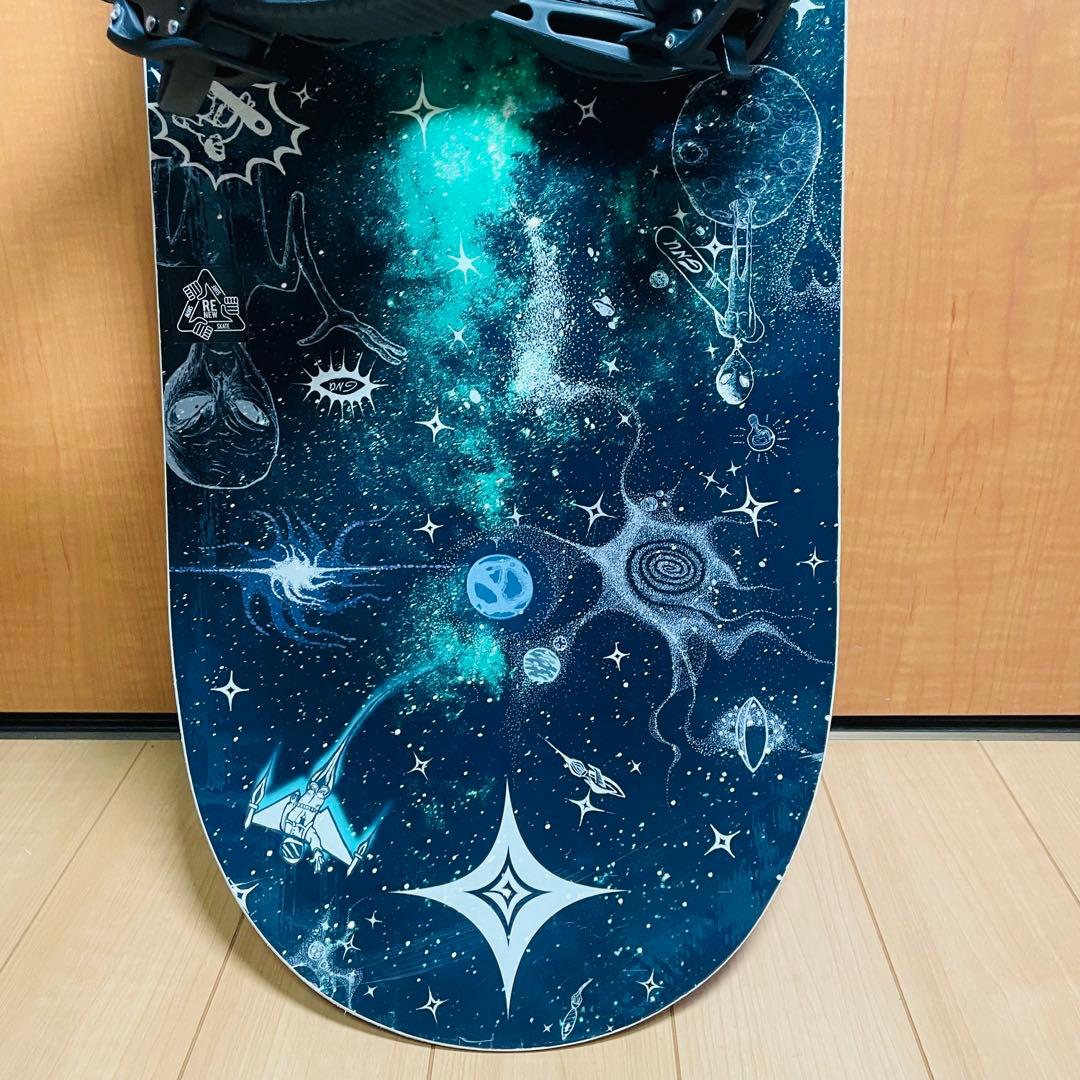 GNU FINEST 151cm スノーボード UNION TRILOGY