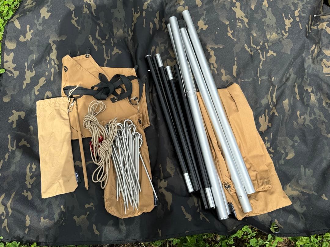 【soomloom】hapi4 インナーテント&ドアパネル付　ワンポールテント