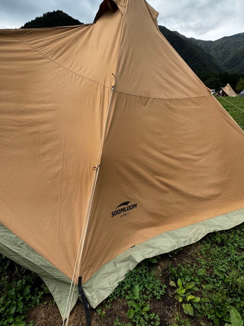 【soomloom】hapi4 インナーテント&ドアパネル付　ワンポールテント