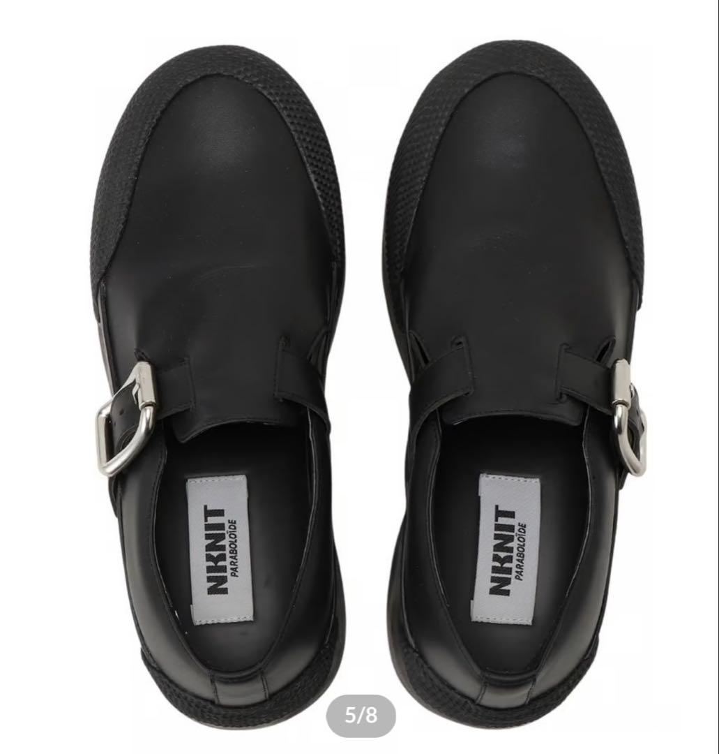 PARABOLOÏDE× NKNIT プラットフォームシューズ ブラック