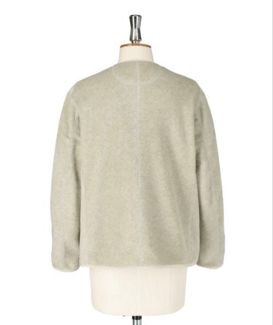 mikoto★DANTON ノーカラーフリース ジャケット 38サイズ★