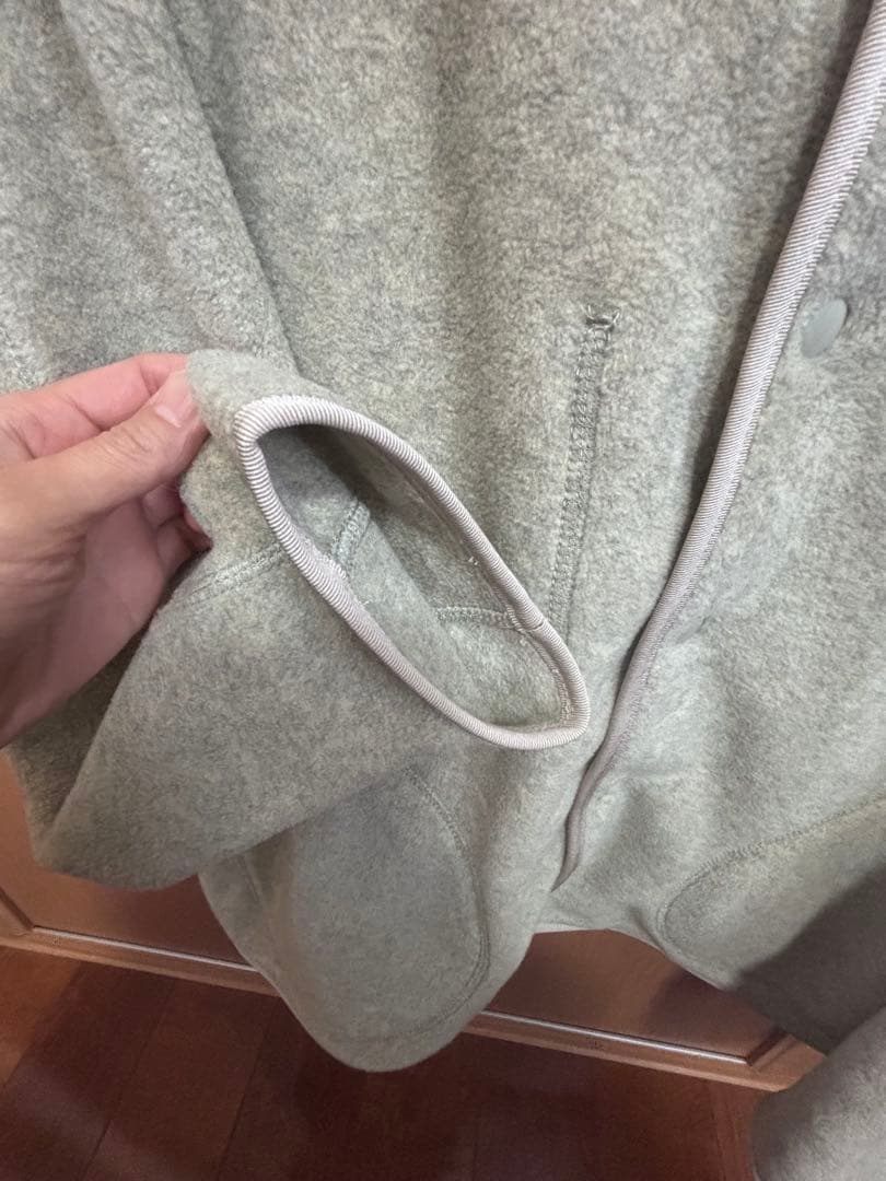 mikoto★DANTON ノーカラーフリース ジャケット 38サイズ★