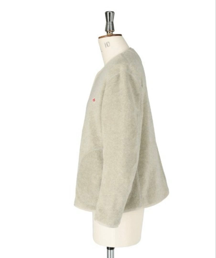 mikoto★DANTON ノーカラーフリース ジャケット 38サイズ★