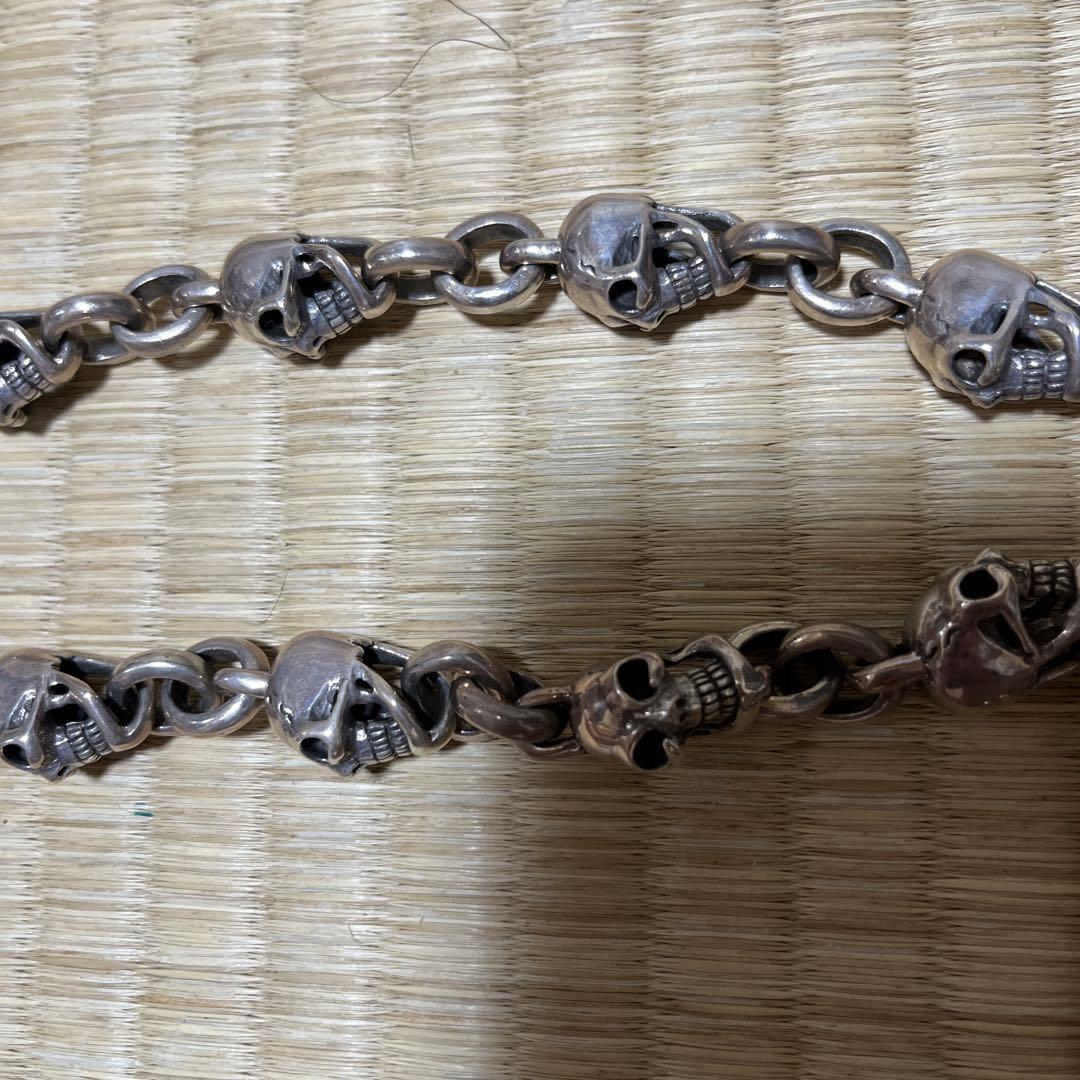 スカルデザイン ウォレットチェーン 約54cm