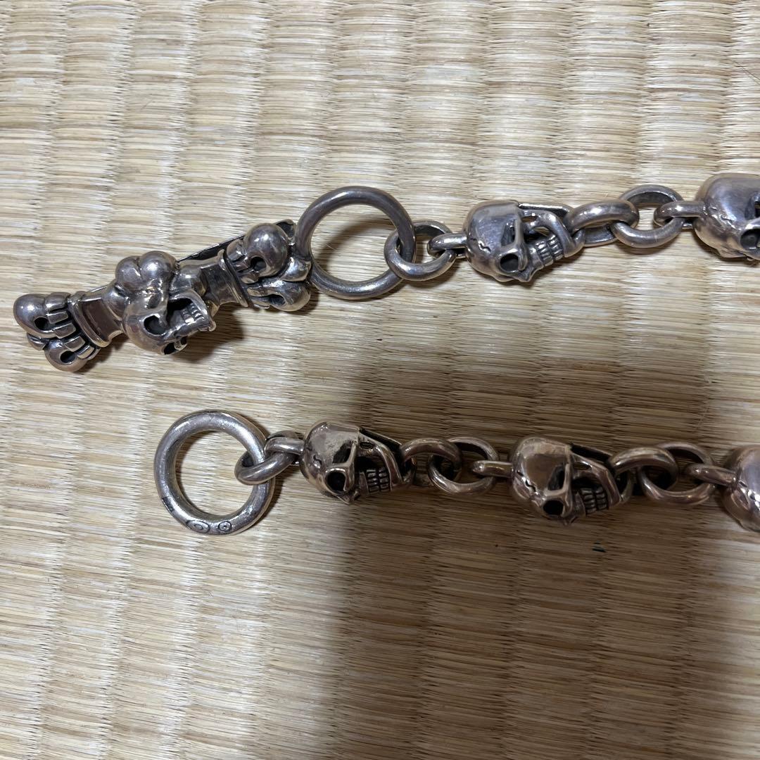 スカルデザイン ウォレットチェーン 約54cm