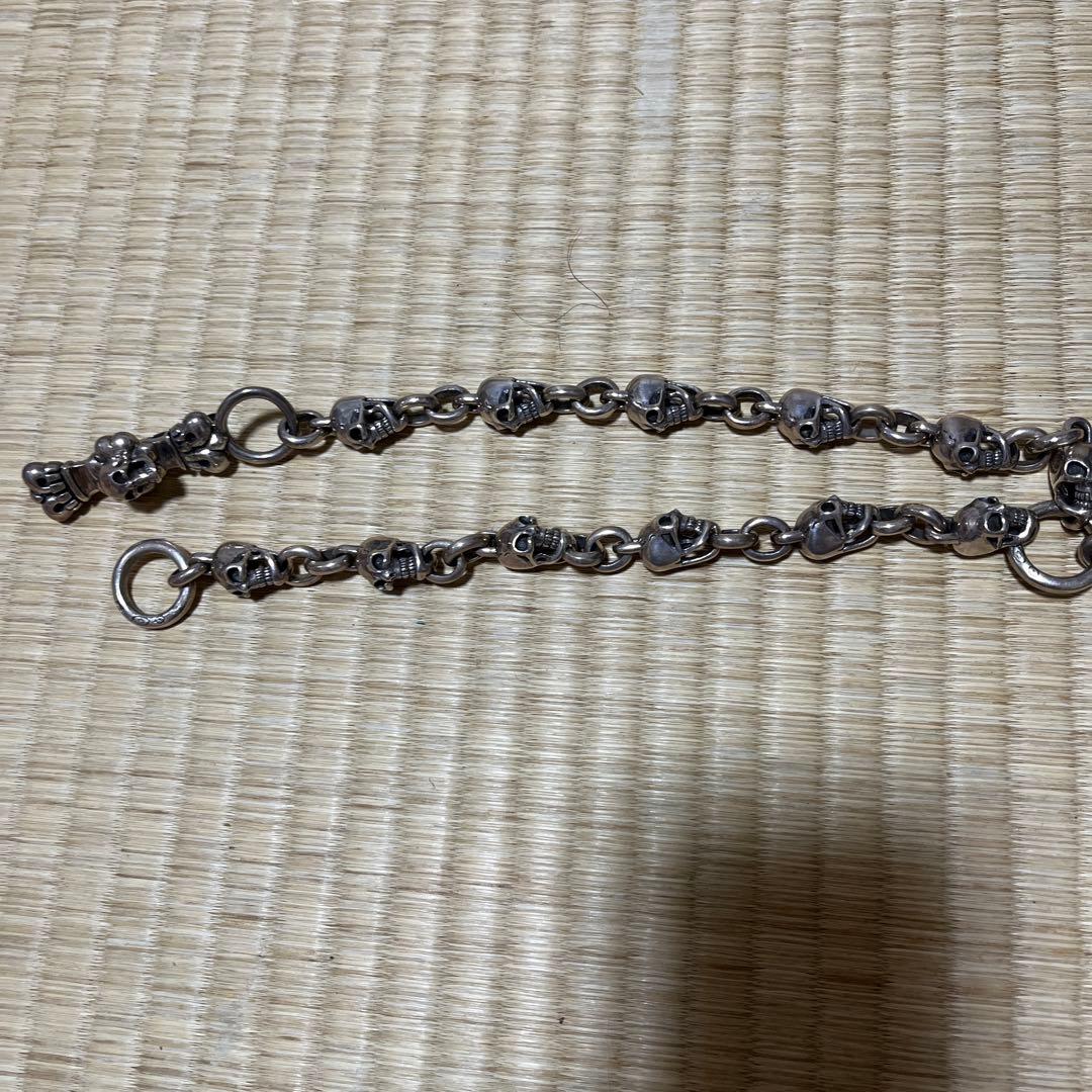 スカルデザイン ウォレットチェーン 約54cm