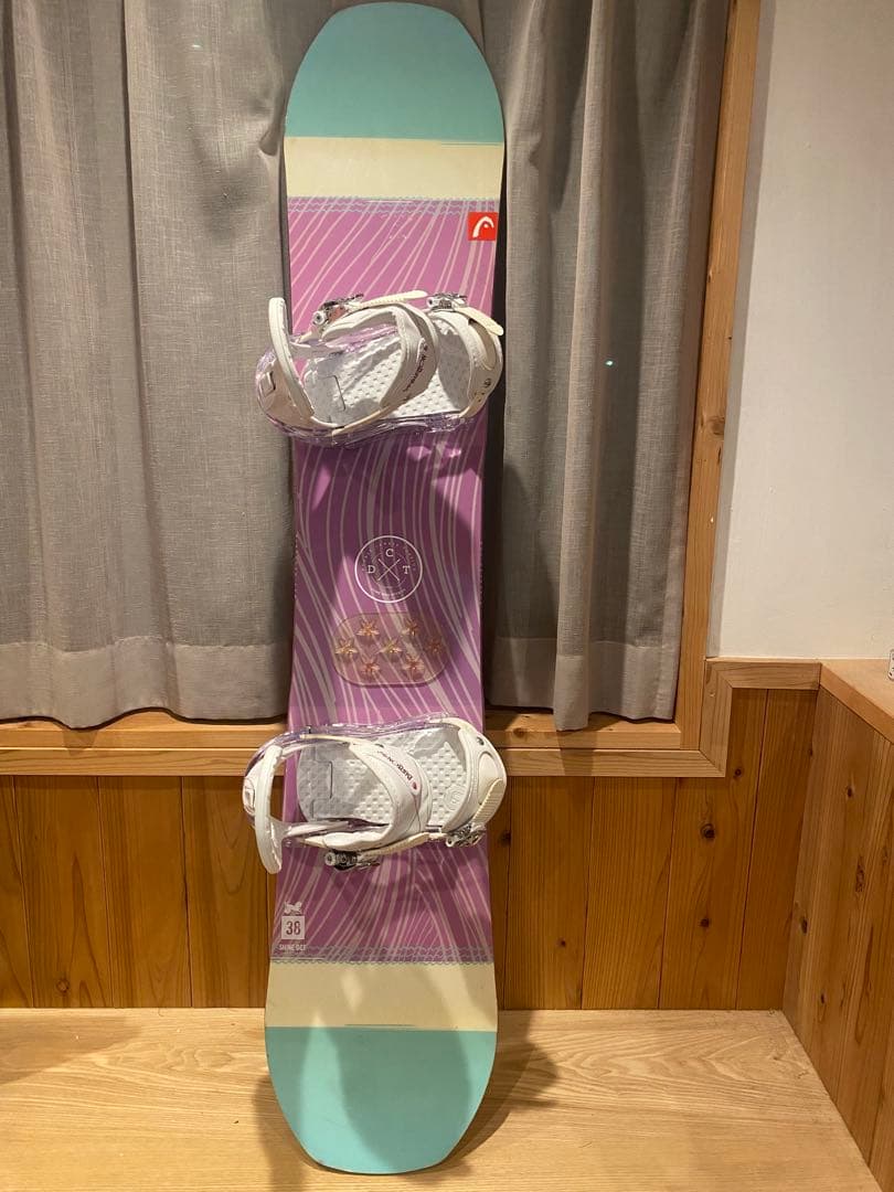 スノーボード(head) 138cmとビンディング(Burton)セット