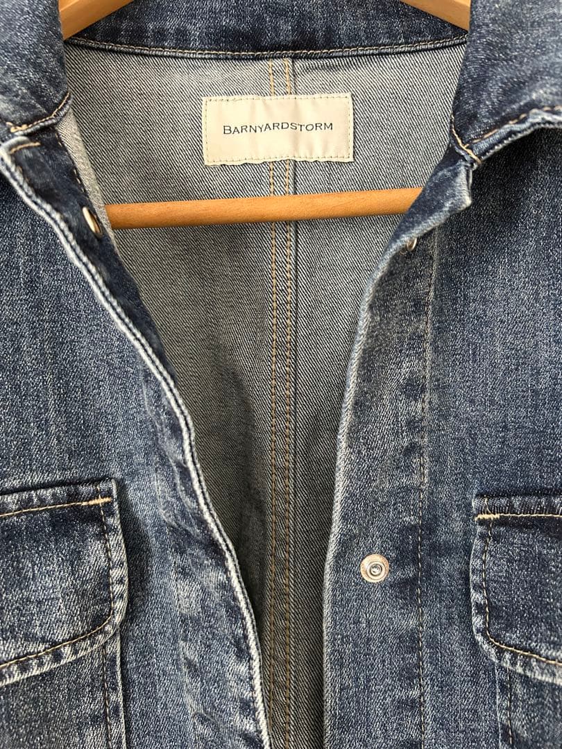 バンヤードストーム　インディゴ　ショートワイドGジャン　デニムジャケット