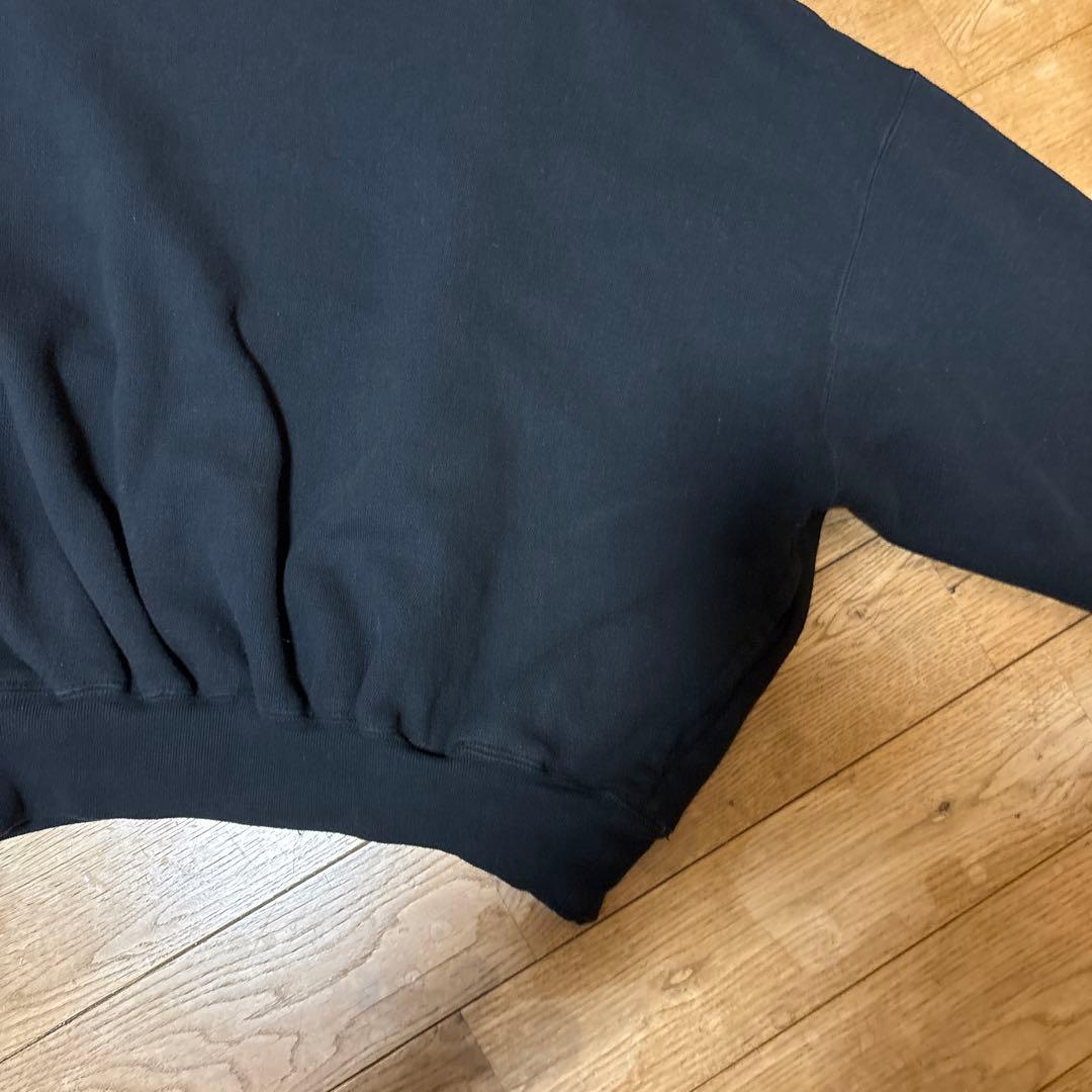 SHISHIKUI ブラック クルーネック トレーナー