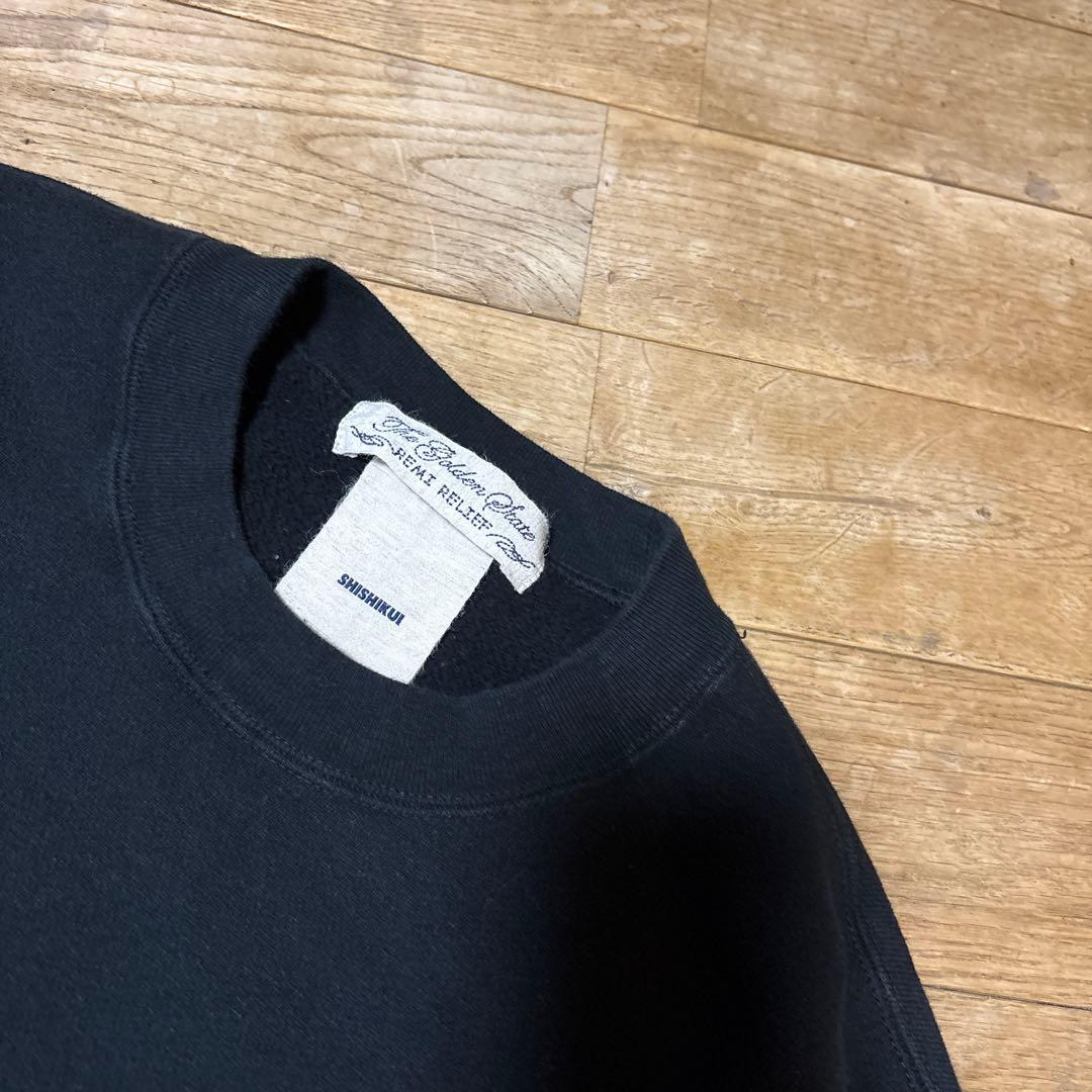 SHISHIKUI ブラック クルーネック トレーナー