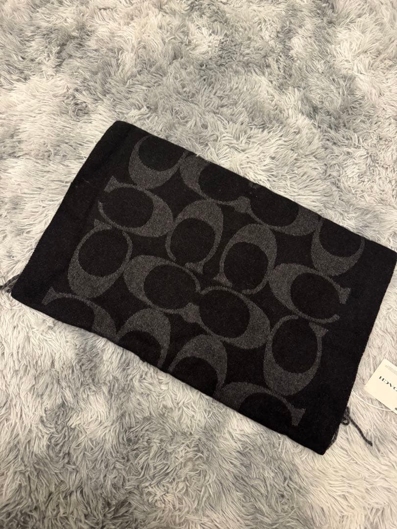 COACH シグネチャー オーバーサイズ マフラー