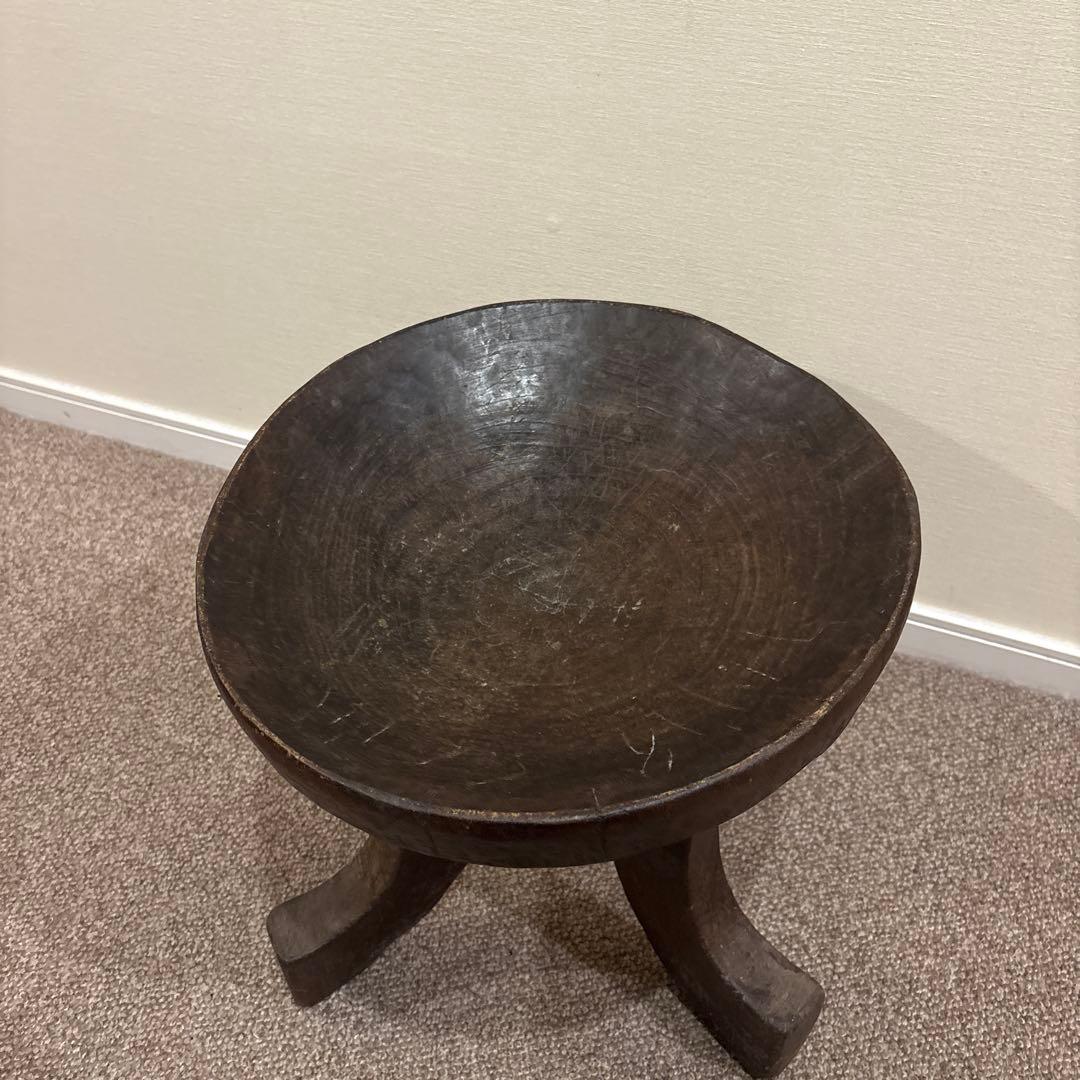 アフリカンスツール　工芸品　民藝　アンティーク　ヴィンテージ