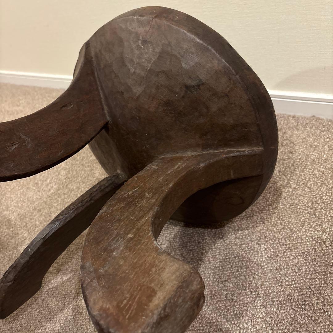アフリカンスツール　工芸品　民藝　アンティーク　ヴィンテージ