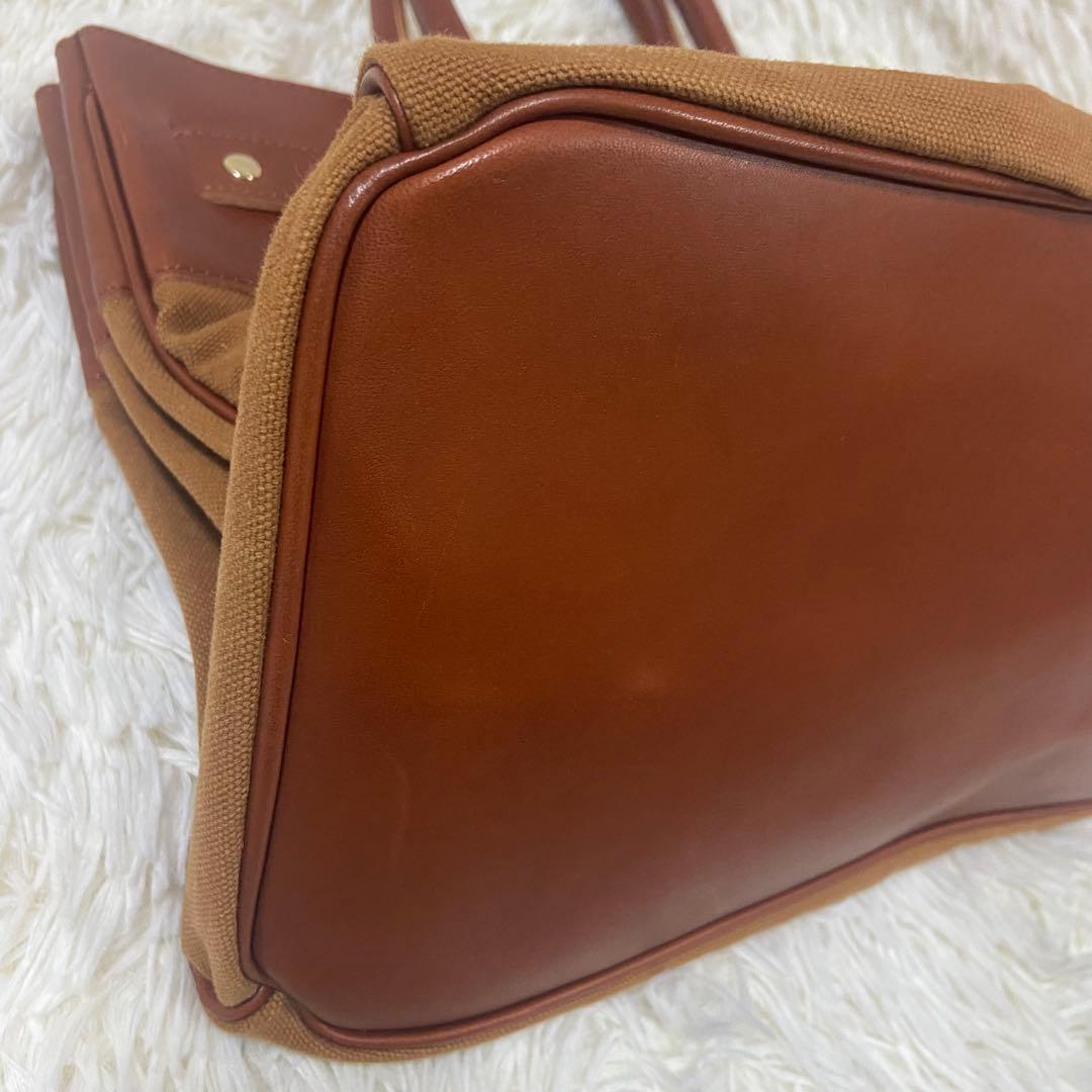 シータパランティカ　トートバック　キャンパス　レザー トートバッグ