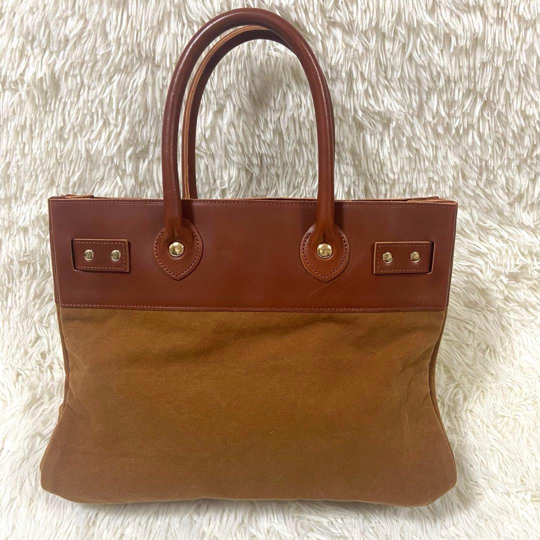 シータパランティカ　トートバック　キャンパス　レザー トートバッグ