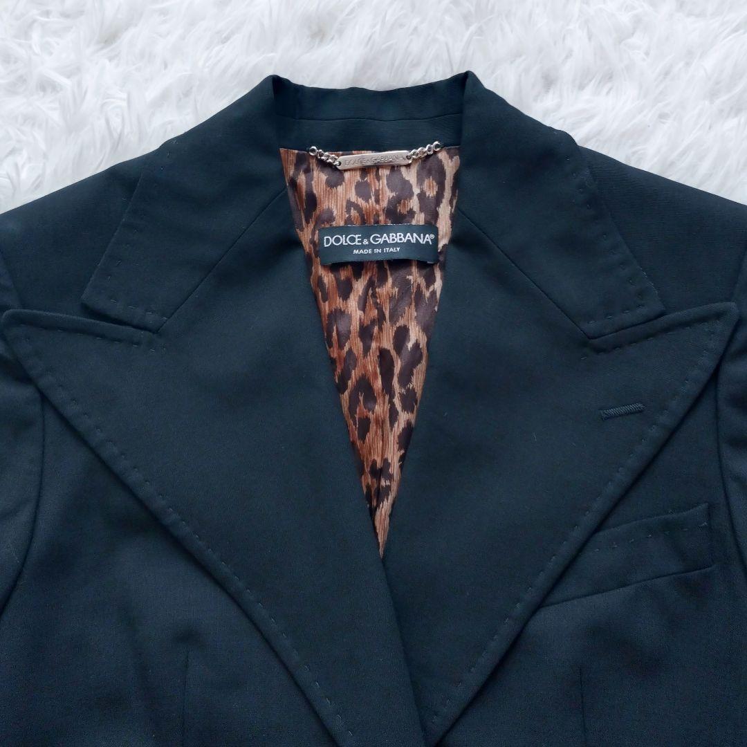 DOLCE&GABBANA テーラードジャケット レオパード 1B 38サイズ