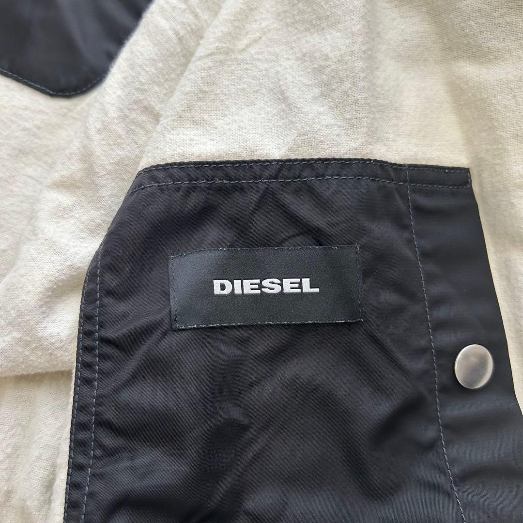 【美品】DIESEL MA-1 フライトジャケット ボア ブラック L