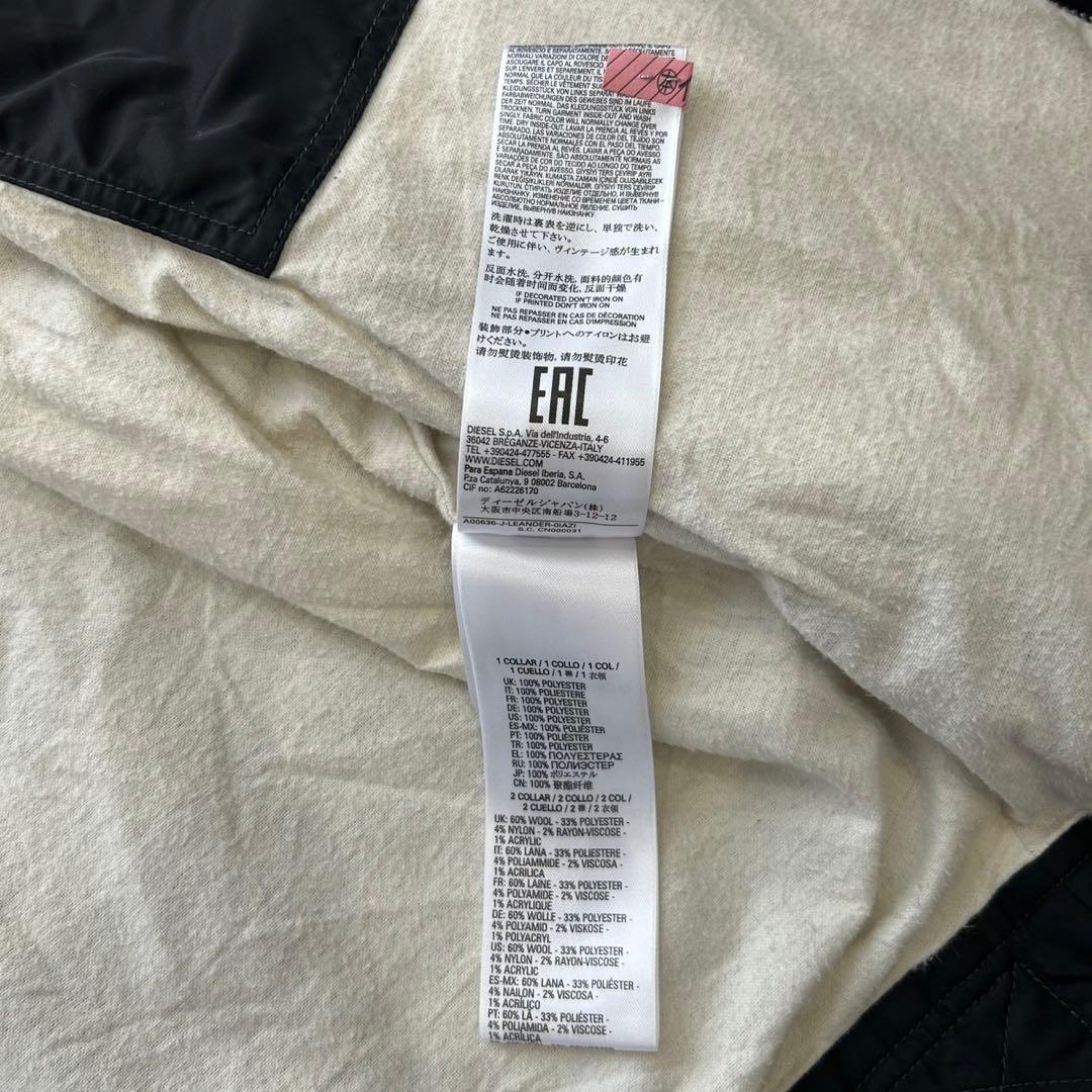 【美品】DIESEL MA-1 フライトジャケット ボア ブラック L