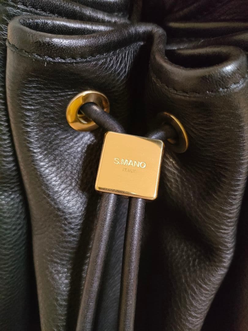 週末限定値下げ【極美品】S.MANO エスマーノドローストリング ブラック