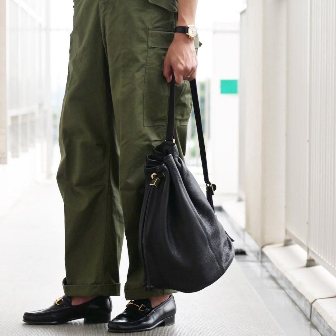 週末限定値下げ【極美品】S.MANO エスマーノドローストリング ブラック