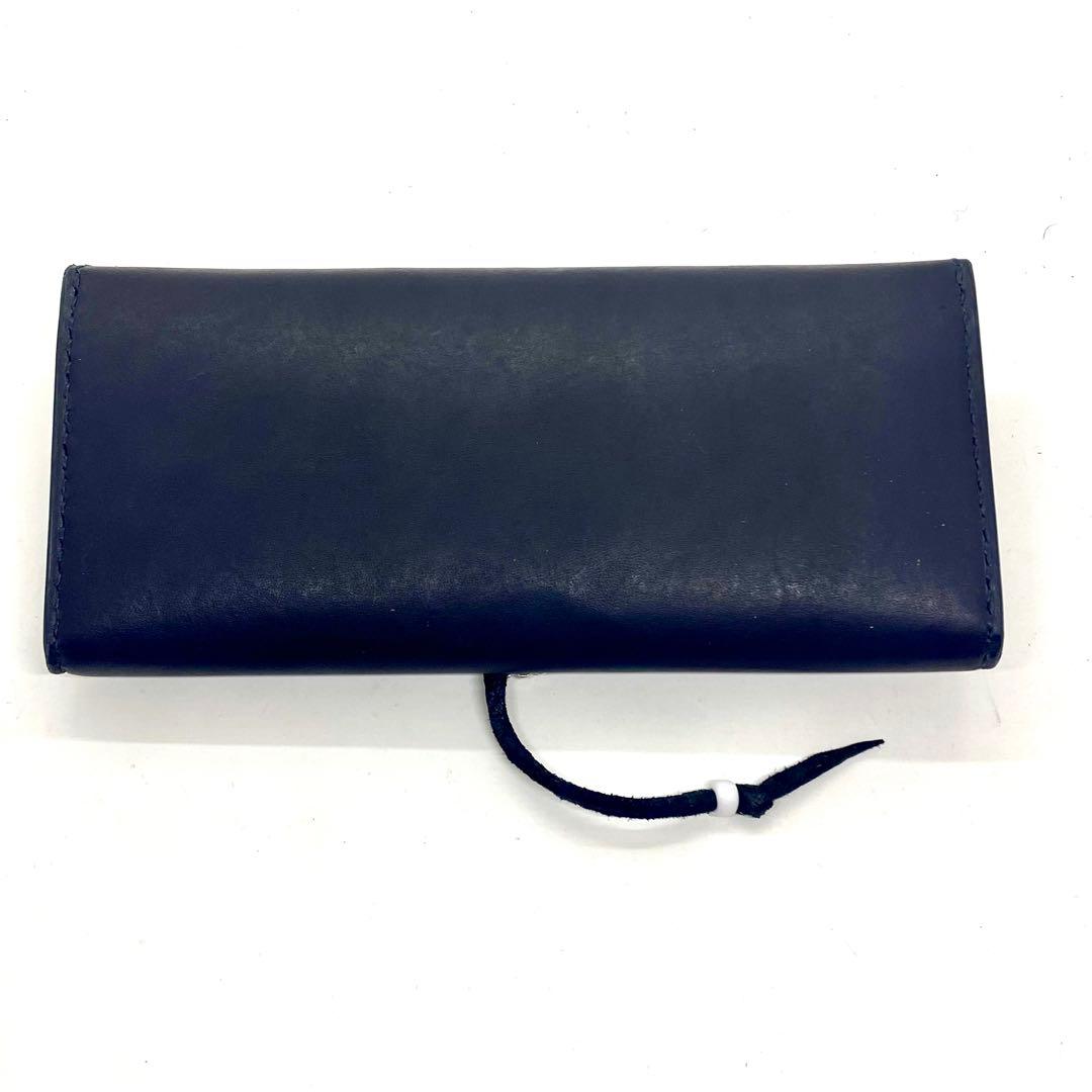 ‼️SALE‼️本革 長財布フラワーコンチョアポロ BKブラック黒　革紐タイプ