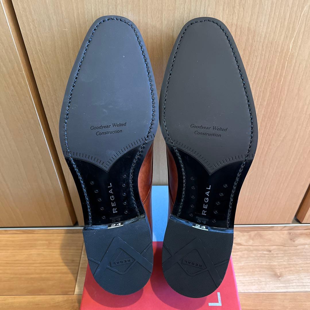 【美品】REGAL ブラウン ドレスシューズ