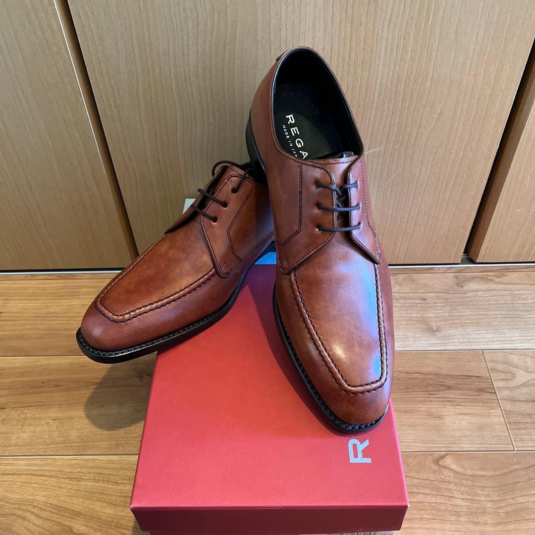 【美品】REGAL ブラウン ドレスシューズ