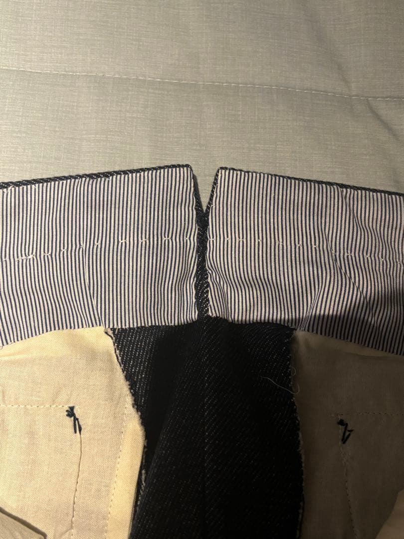 Ring jacket Napoli デニム　スラックス　48