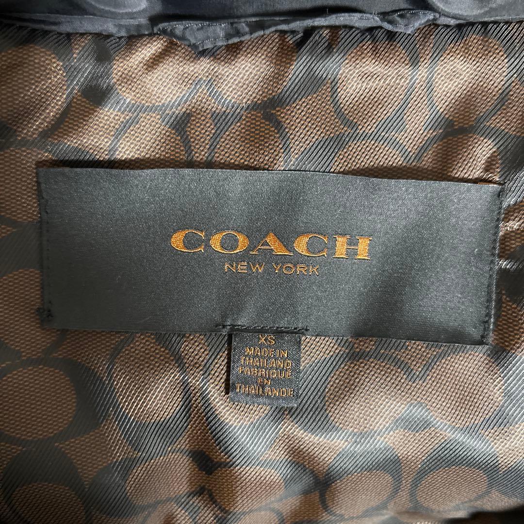 COACHブラックダウンベスト
