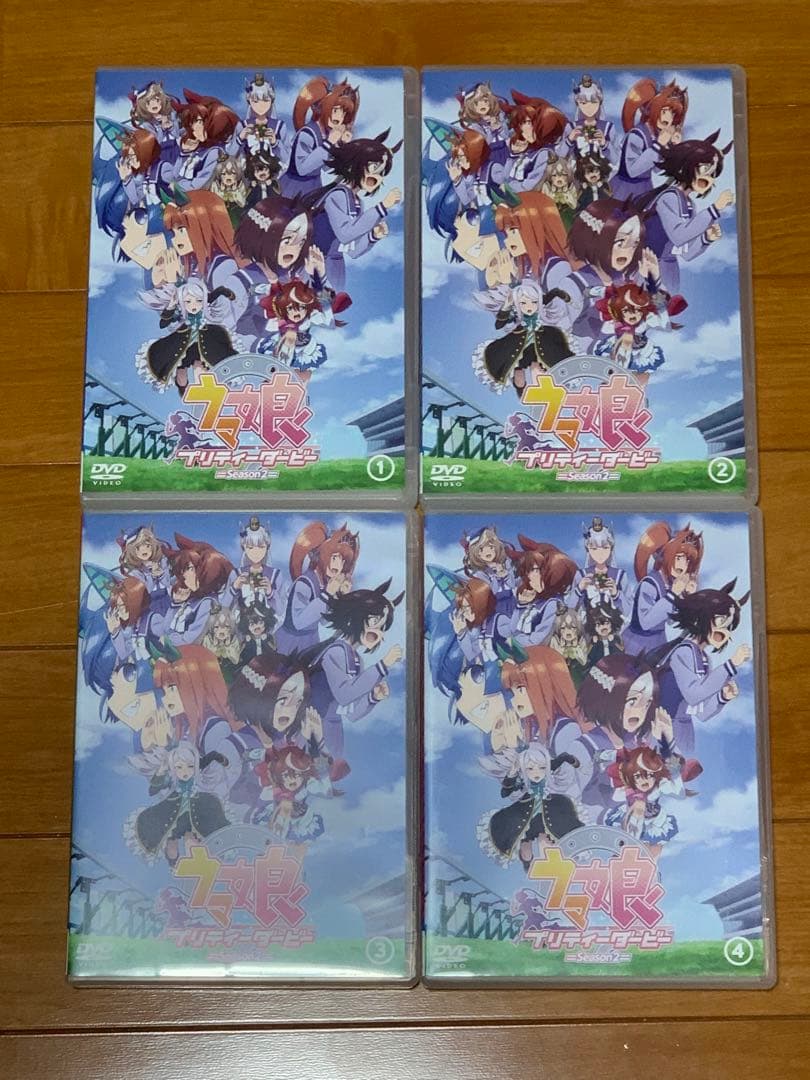 【送料無料】アニメ ウマ娘 プリティーダービー 第1&2期DVD 全10巻セット
