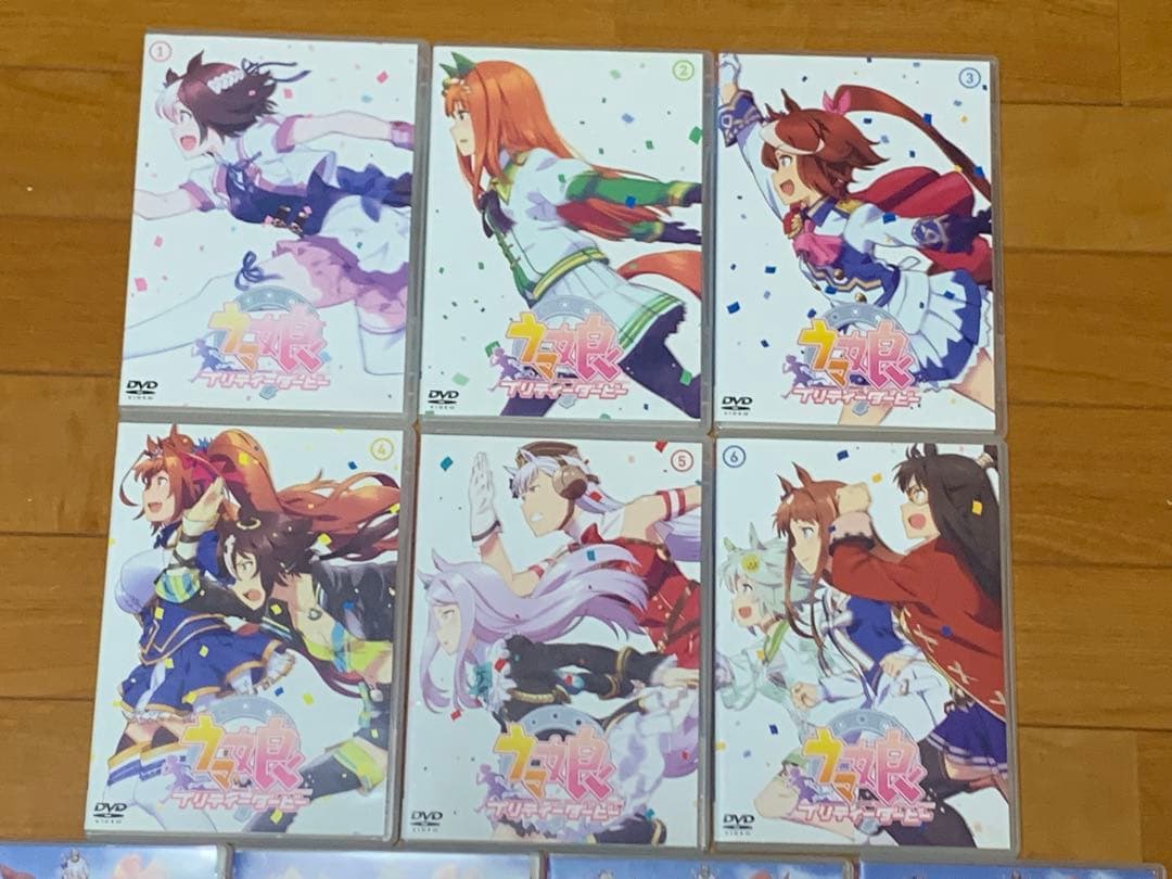 【送料無料】アニメ ウマ娘 プリティーダービー 第1&2期DVD 全10巻セット