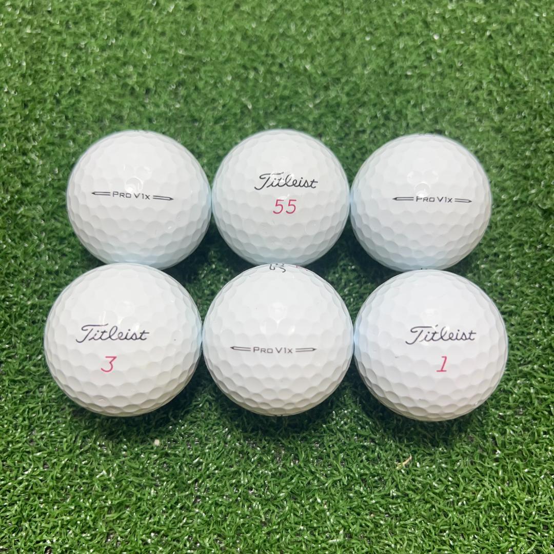 【S111】Titleist PRO V1X 白 23年 ロストボール 24球
