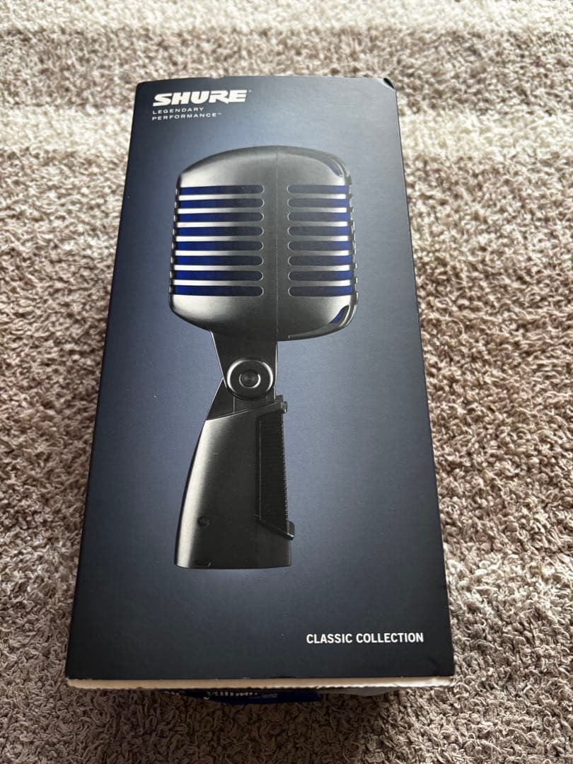 SHURE SUPER55 ダイナミックマイク　ガイコツマイク