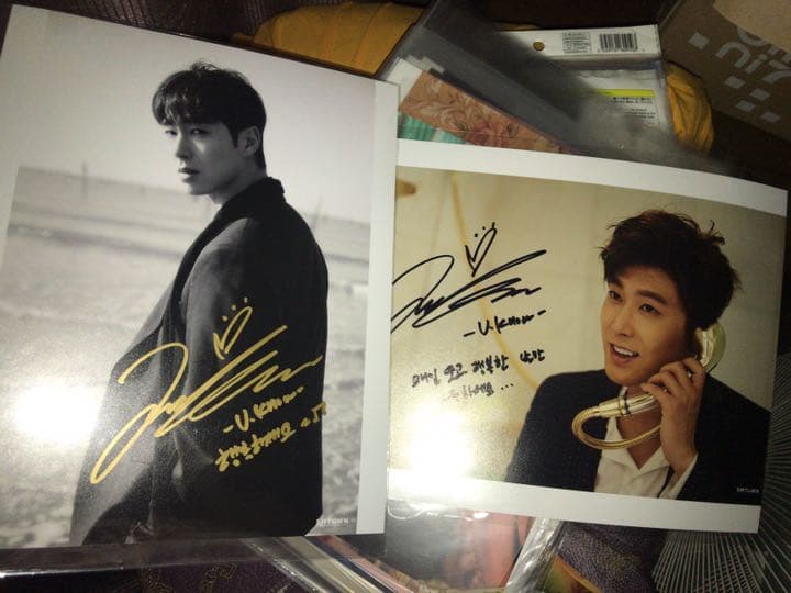 東方神起　サイン　直筆　公式写真　セット