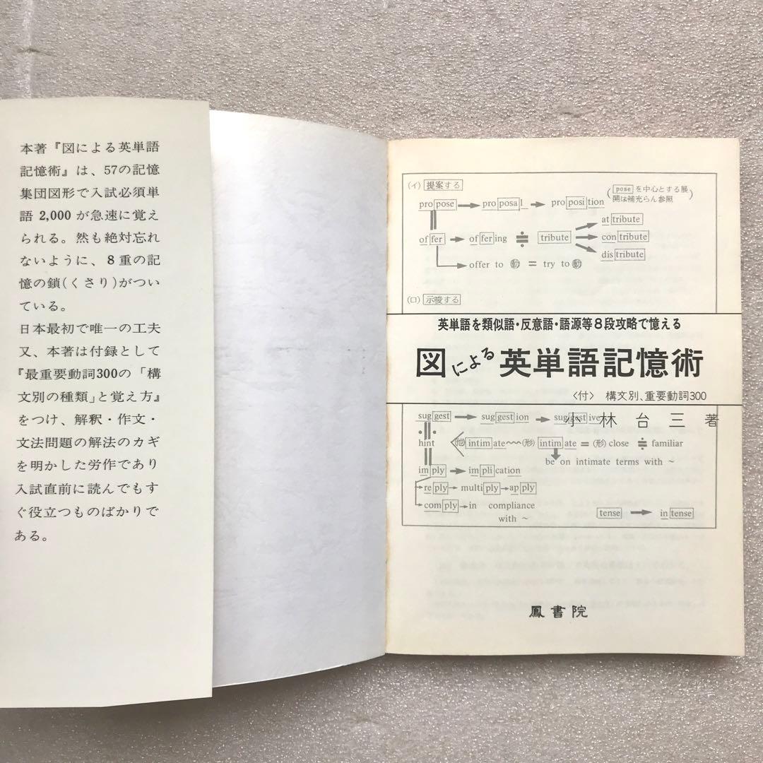 【幻の英語参考書(国会図書館未所蔵本)】図による英単語記憶術　小林台三　鳳書院