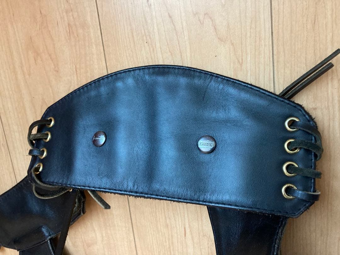 カドヤKADOYA チャップス（本革）ジッパー付　サイズ21