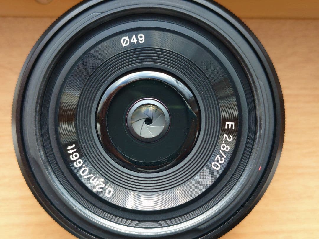 SONY E 20mm F2.8 （SEL20F28） 単焦点レンズ