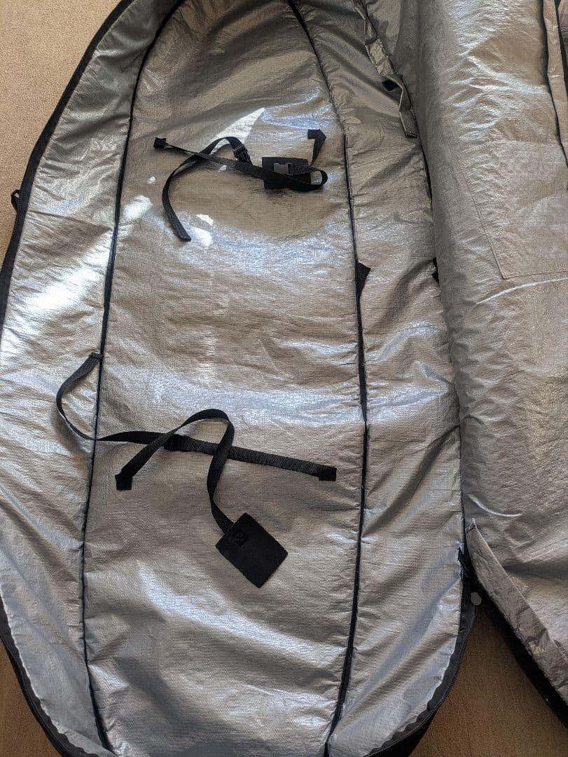 TLS サーフボードケース ダークブルー FRAGILE