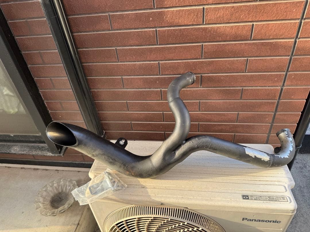 ハーレーFXDBツインワンマフラー