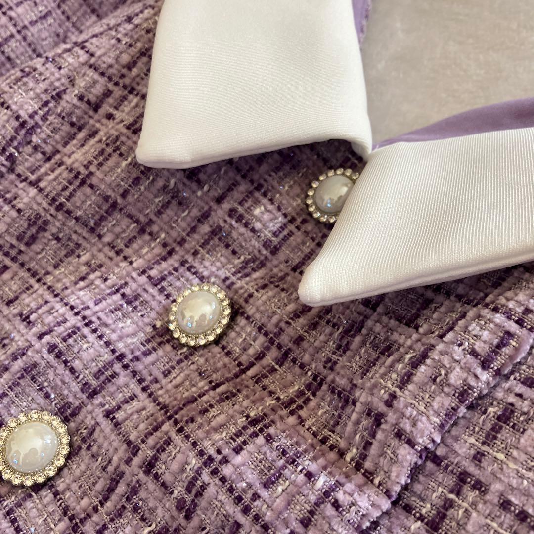 Tika ツイードドレス4点セット