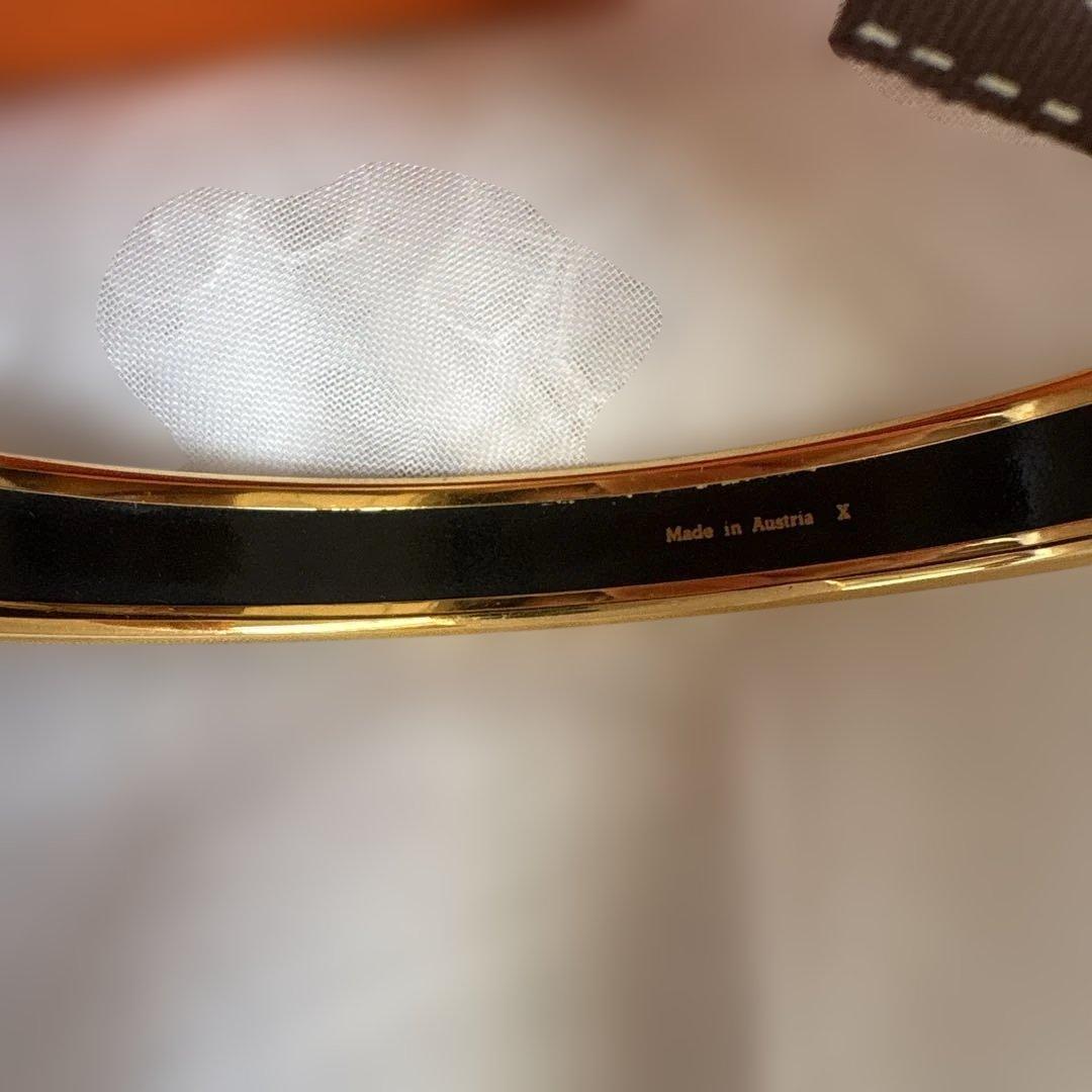 エルメス　エマイユ　バングル　七宝焼