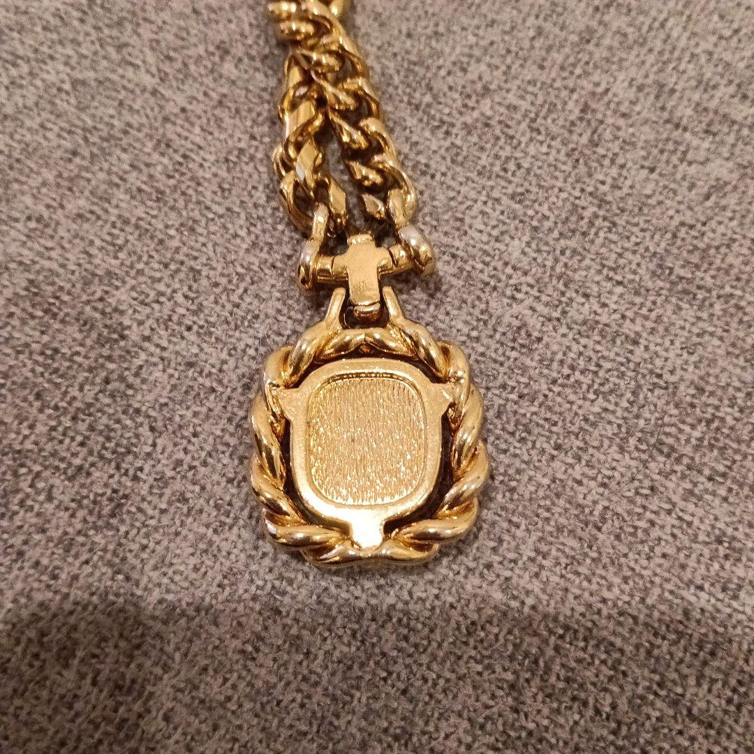 ChristianDior刻印あり！アンティークネックレス　極太